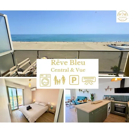 Reve Bleu Azur - Parking - Climatisation - Bureau - Traversant - Wifi -sudsejourconciergerie *